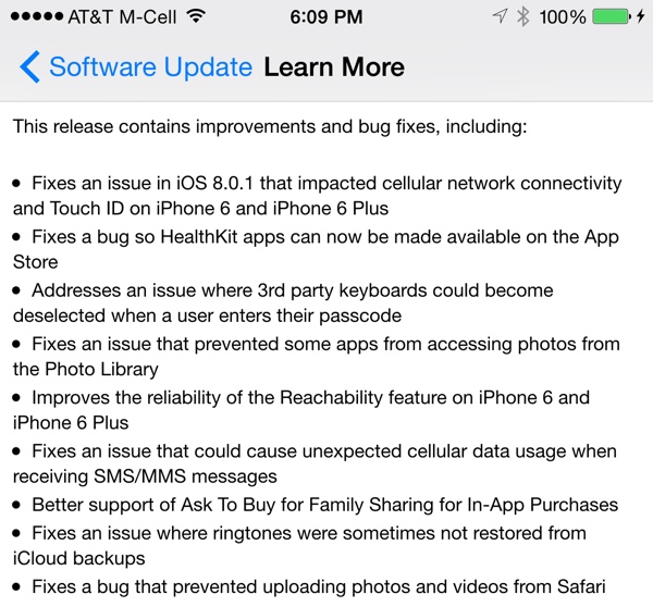 iOS 8.0.2